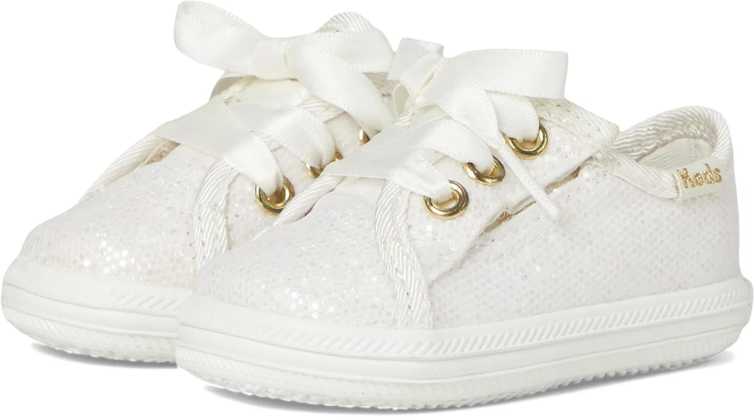 Детские кеды для девочек Kickstart Celebrations-2 Keds, Ivory — фото 2