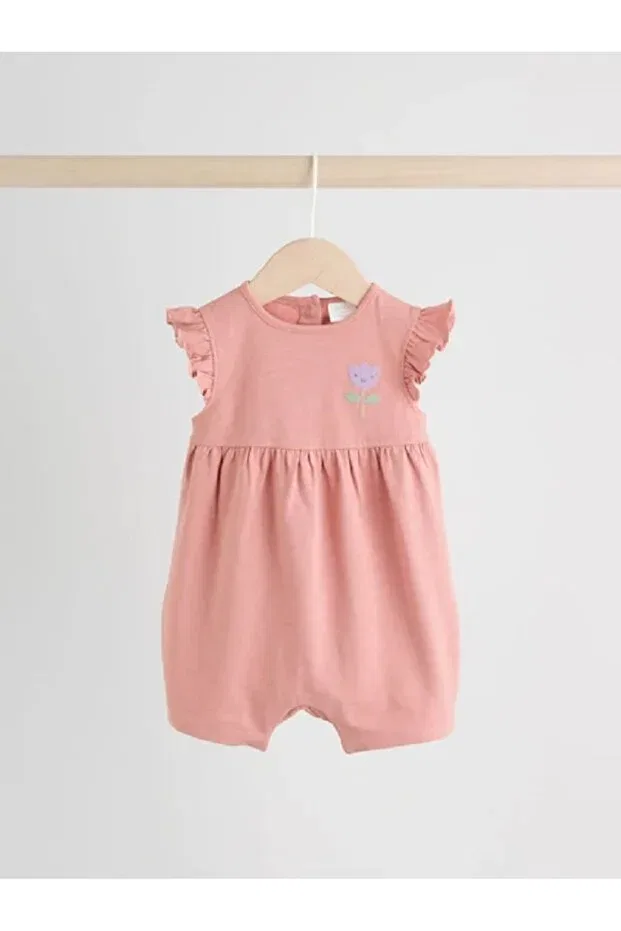 Детское боди-комбинезон с принтом Next Baby, Ecru — фото 3