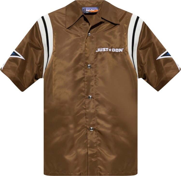 

Рубашка Just Don Out Of This World Button Up Shirt 'Brown', коричневый