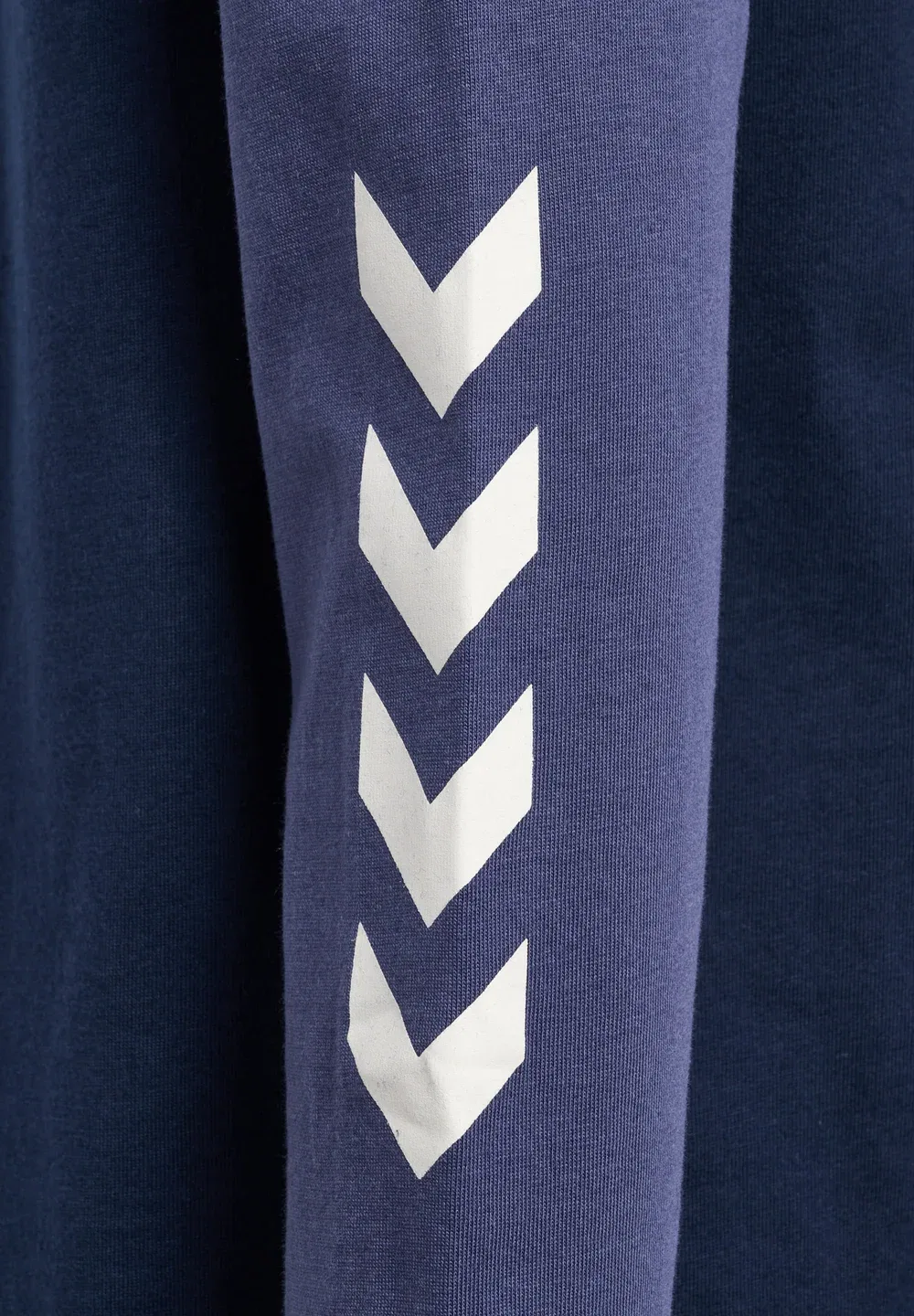 Унисекс - футболка с длинными рукавами Hummel, Dress Blues Blue Indigo — фото 4