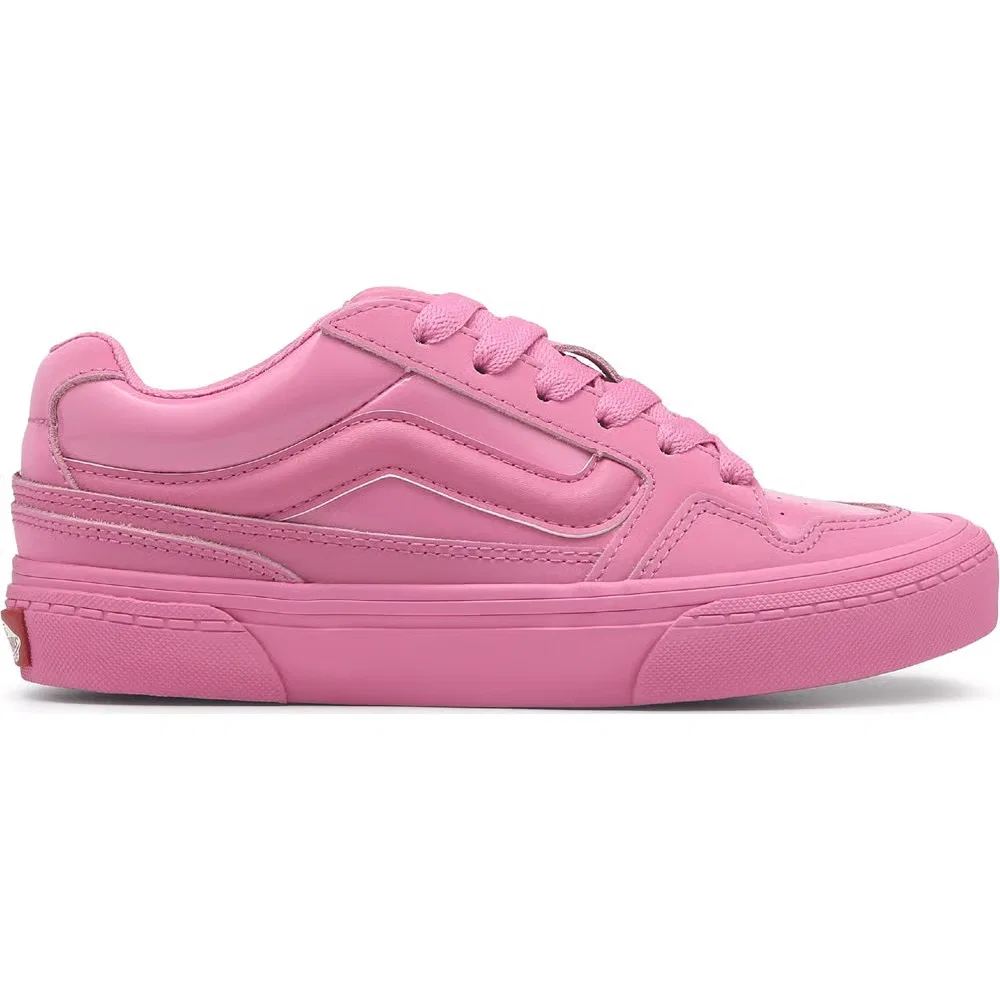 Детские скейтбордистские кроссовки Caldrone Vans, Pink/Patent — фото 2
