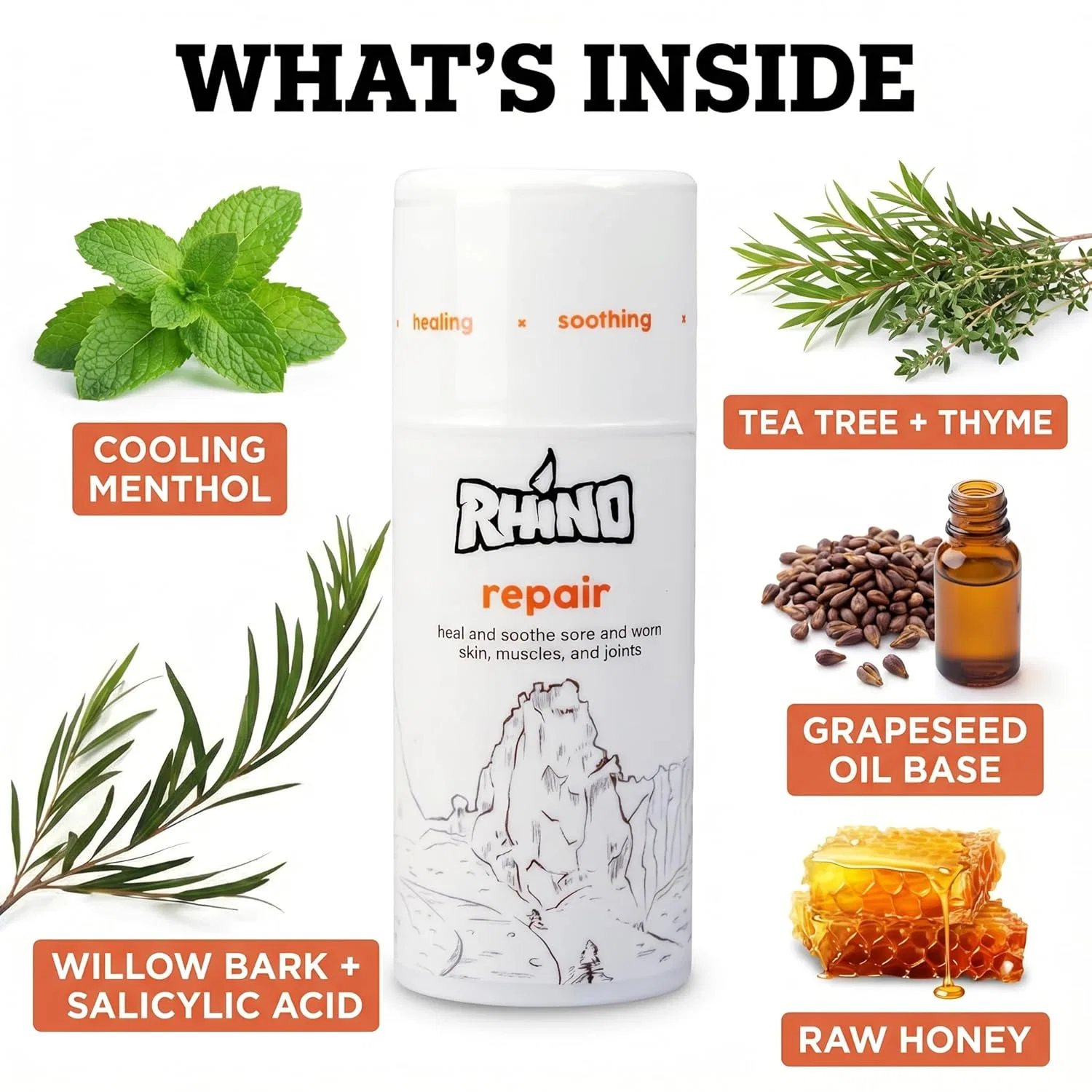Крем для восстановления кожи Rhino Skin Solutions, 473 мл — фото 4