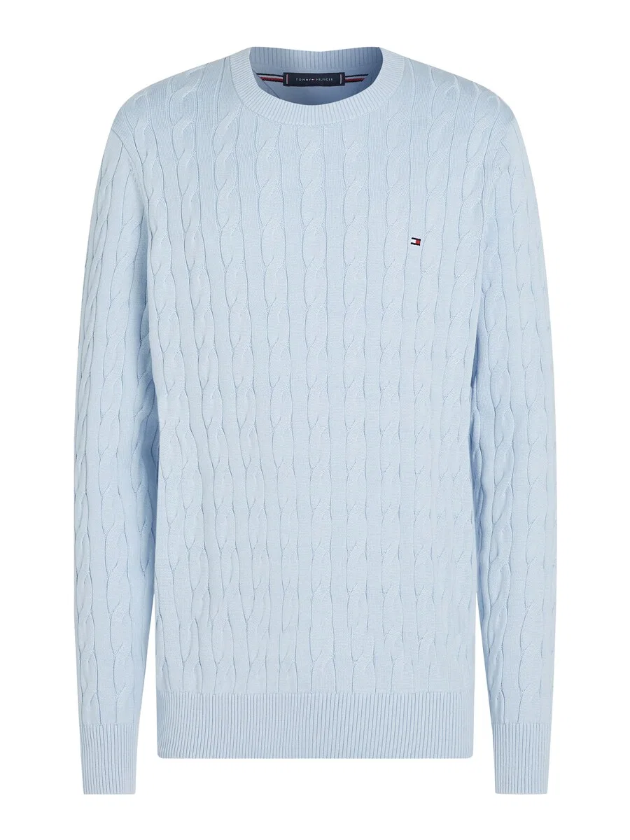 Свитер TOMMY HILFIGER 'CLASSIC' светло-голубого цвета
