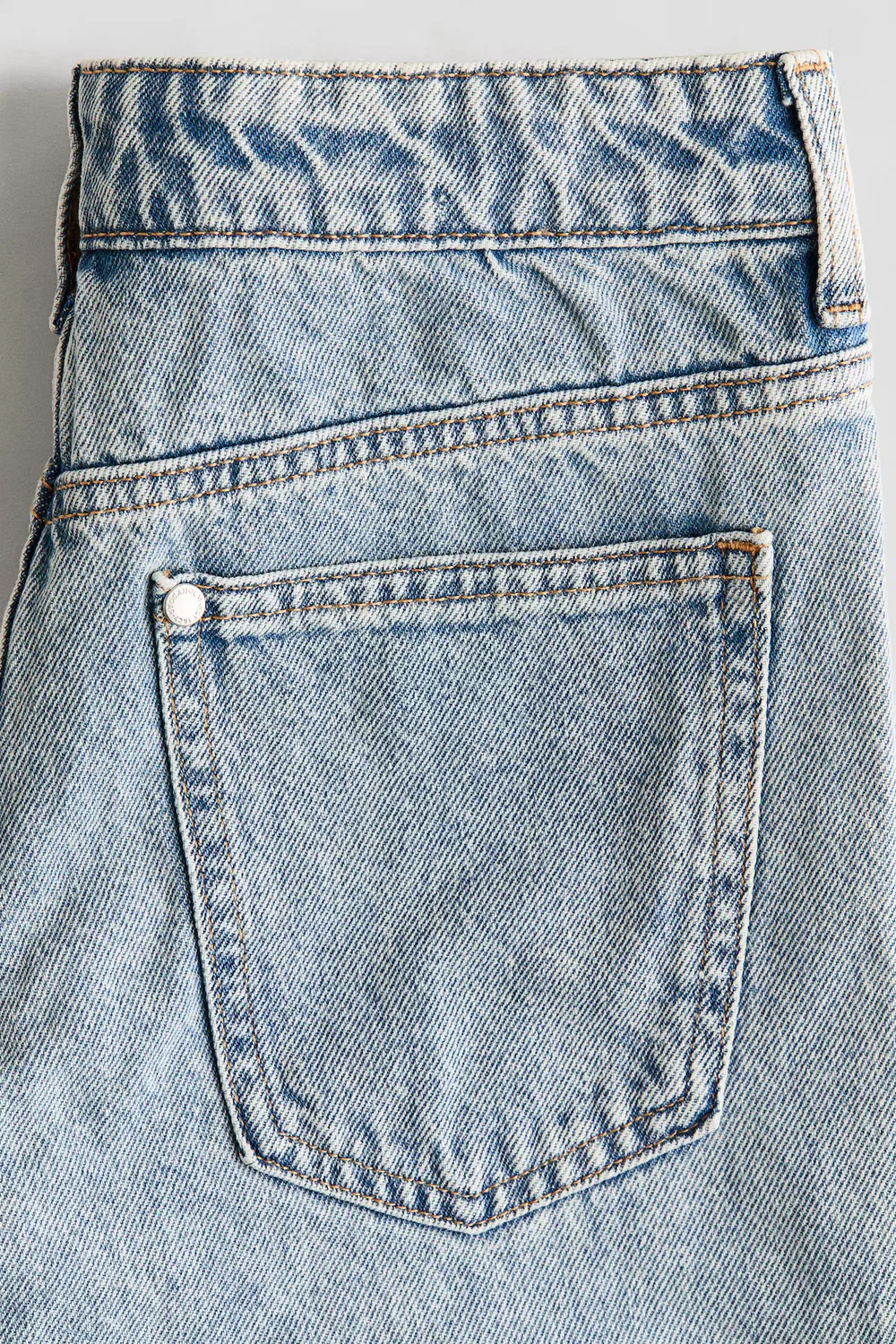 Комплект из 2 джинсов свободного кроя H&M, Light Denim Blue — фото 4