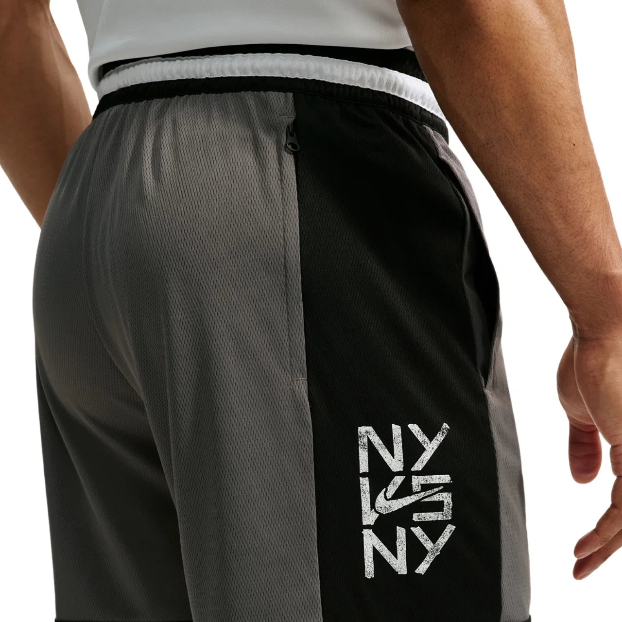 Мужские шорты с технологией Dri-FIT, Nike, Black/Grey — фото 2