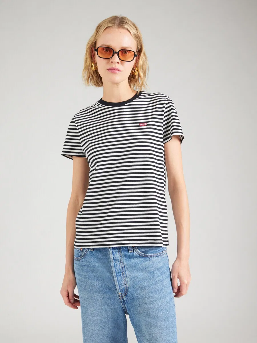 Футболка LEVI'S "Perfect" черного цвета — фото 2