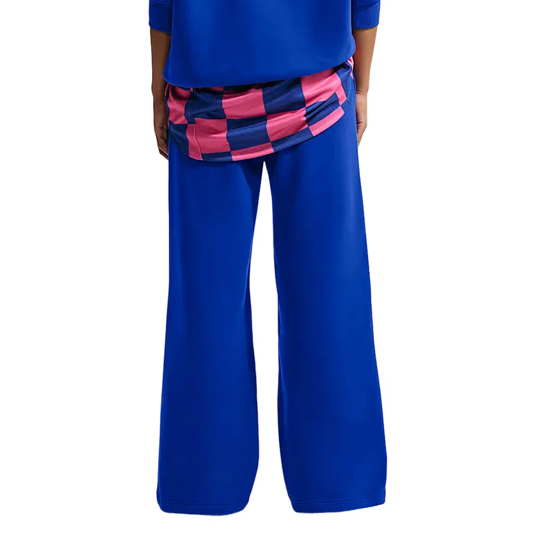 Женские брюки Studio Fleece Medium Mid-Rise Wide-Leg Pants 'Old Royal' Nike, Old Royal — фото 2