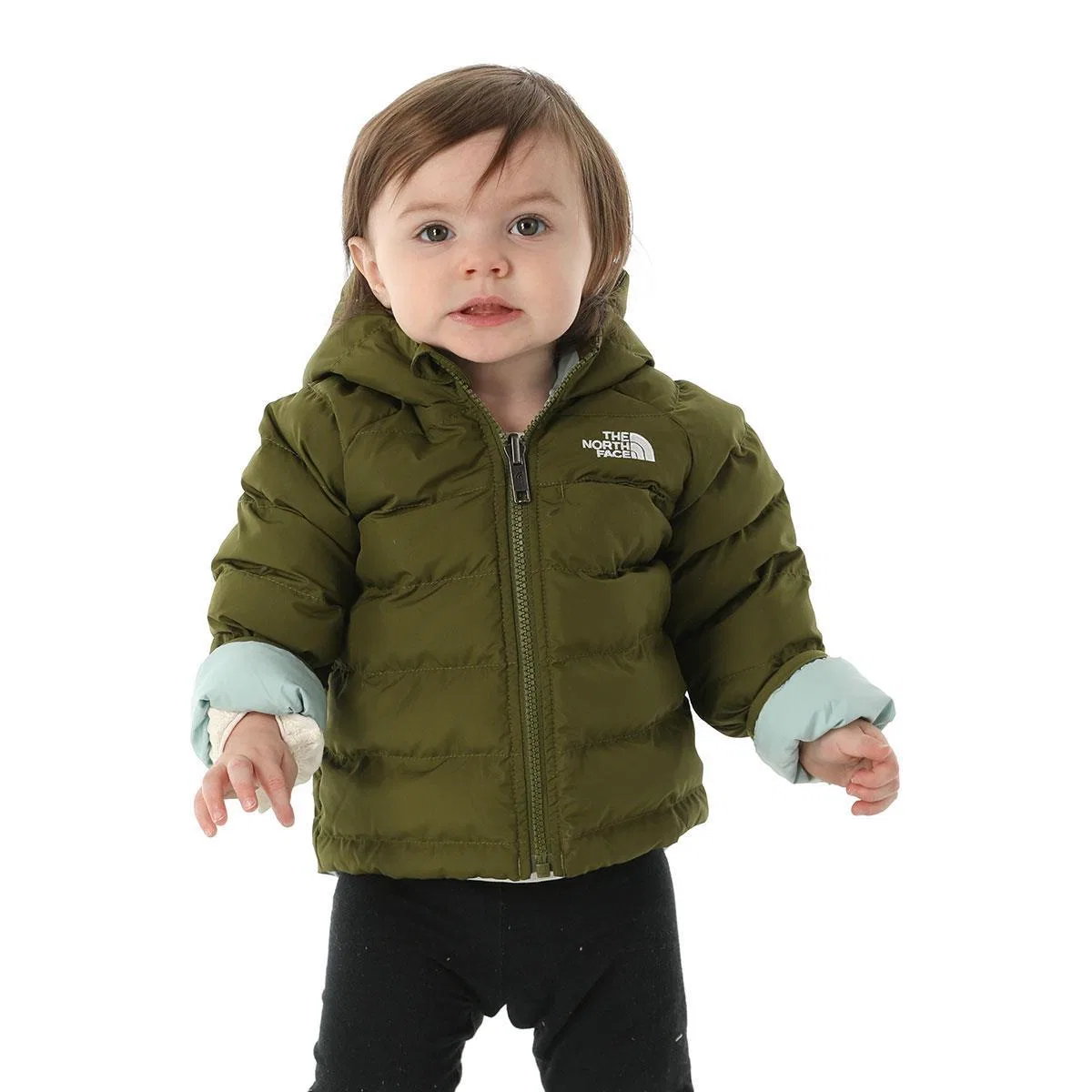 Куртка детская утепленная с капюшоном Perrito The North Face, Forest Olive