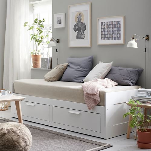 Детская кровать IKEA BRIMNES, 80х200 см, белый — фото 4