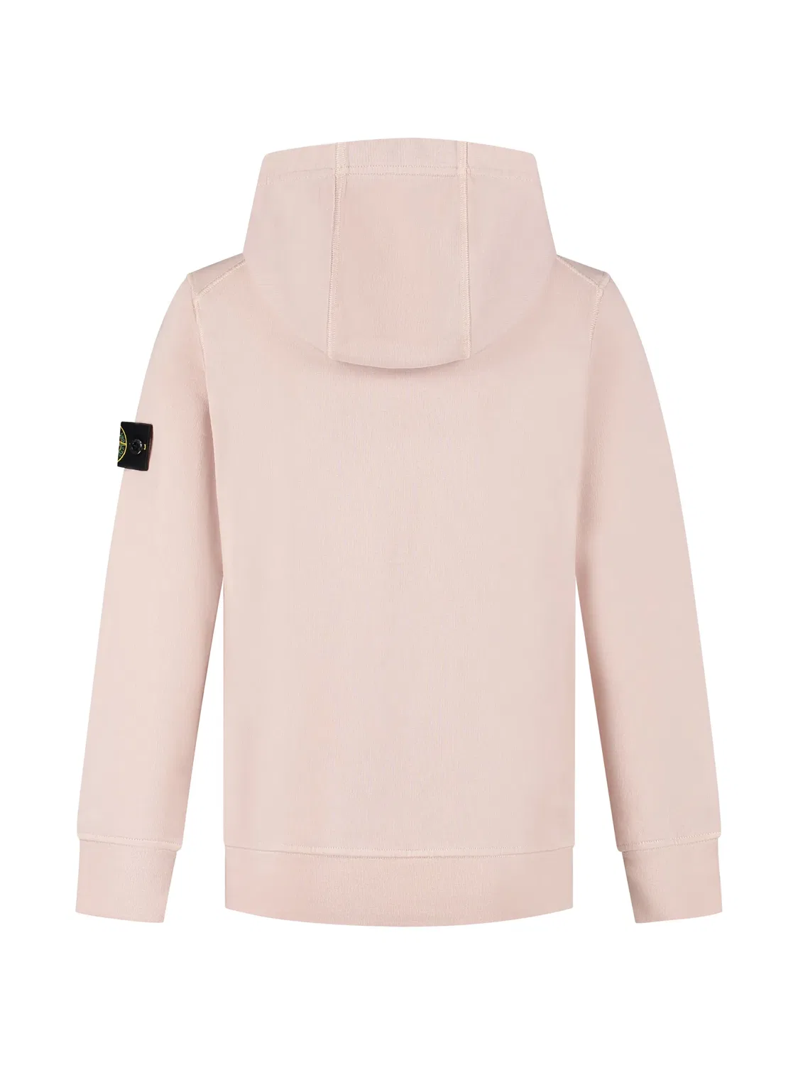 Худи из 100% хлопка для мальчиков Stone Island, розовый — фото 2