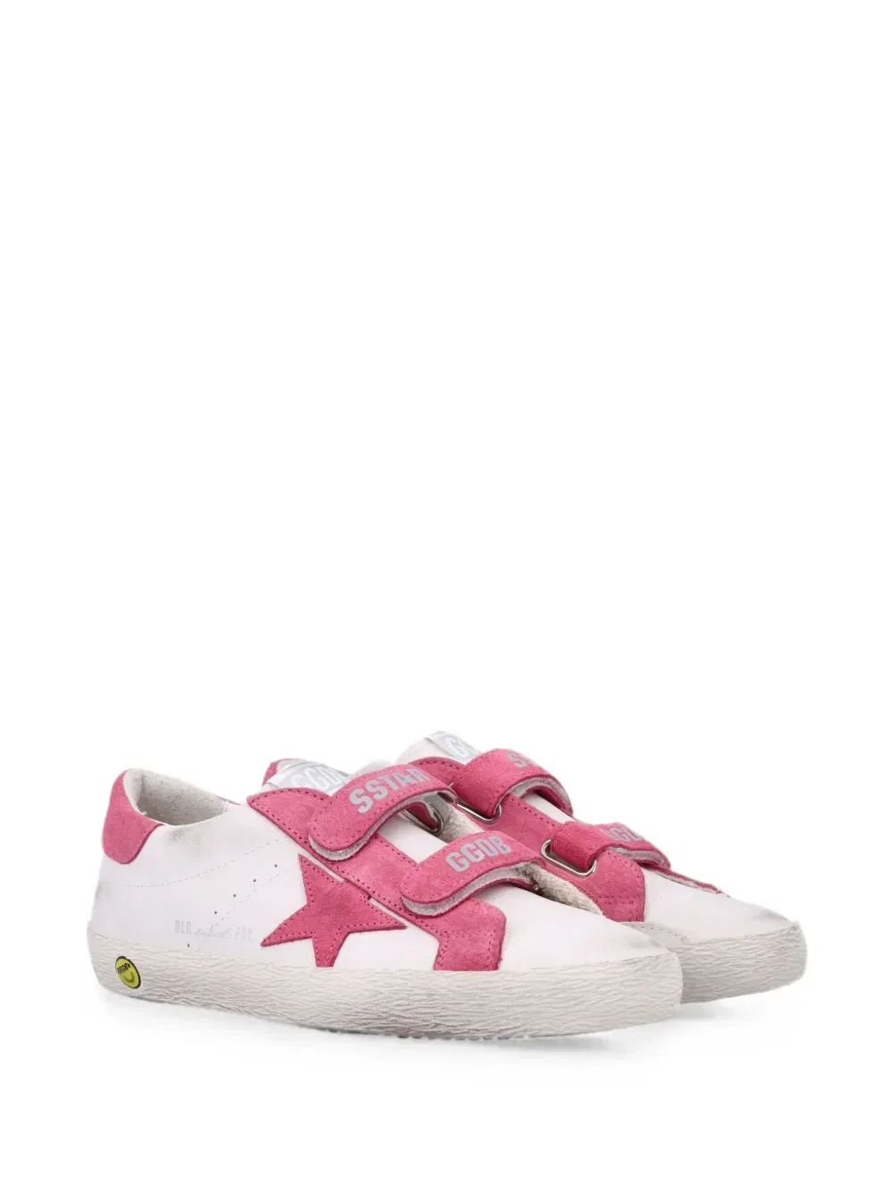 Кеды Old School со звездной нашивкой Golden Goose Kids, белый — фото 4