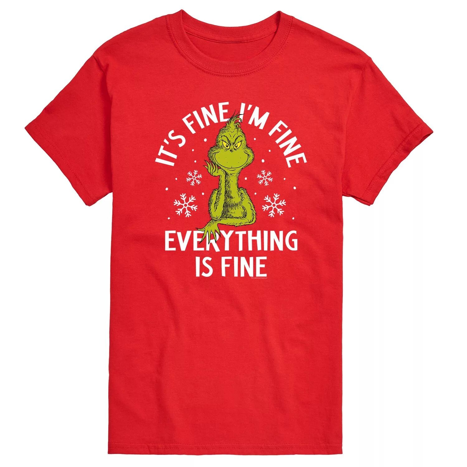 

Футболка Big & Tall Dr. Seuss Grinch Im Fine Licensed Character