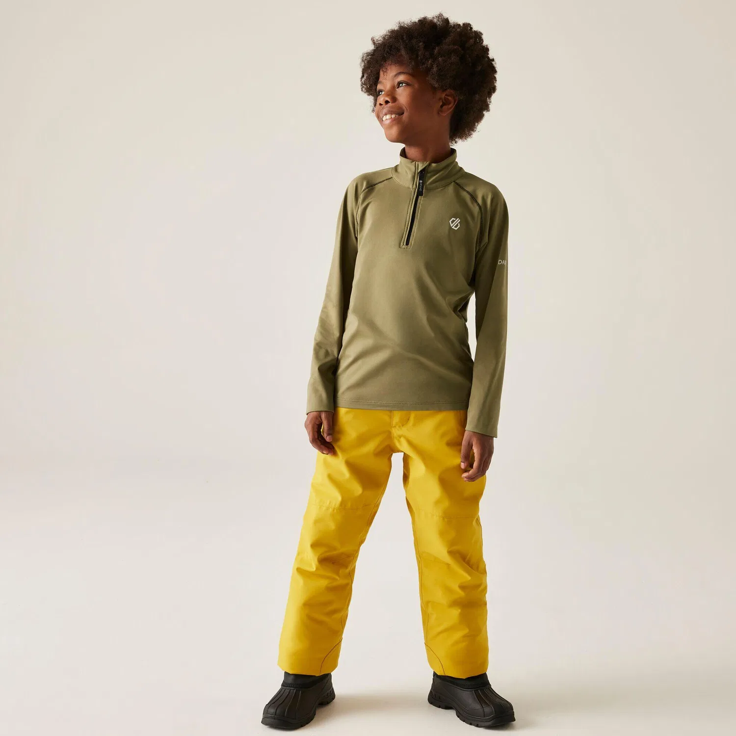 Детский свитшот с принтом Consist II Core Stretch Midlayer Dare 2B, Grun — фото 3