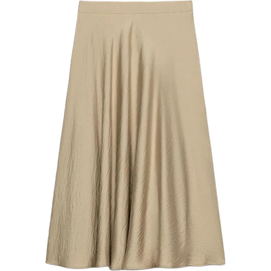 Женская длинная юбка Casual Medium Camel ZARA, Medium Camel — фото 3