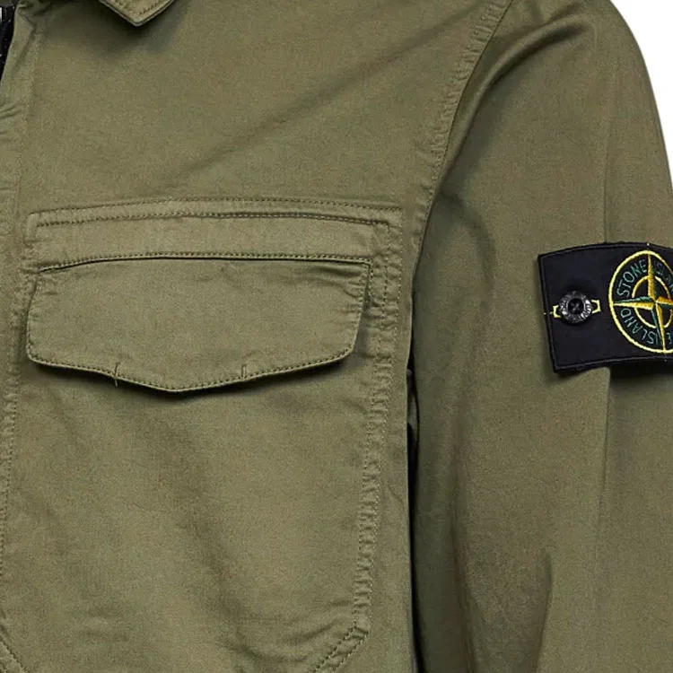 Мужская куртка Army Green STONE ISLAND — фото 4