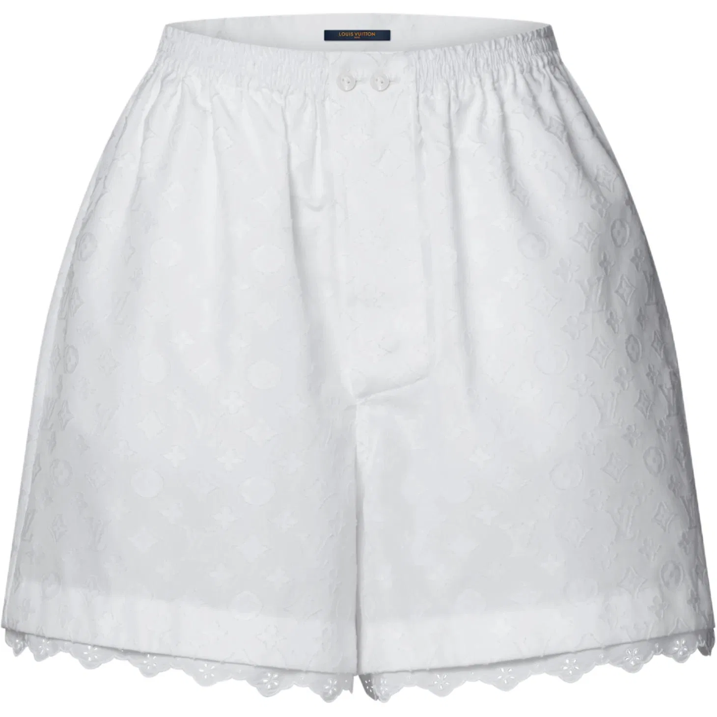 Шорты повседневные Monogram, LOUIS VUITTON, White