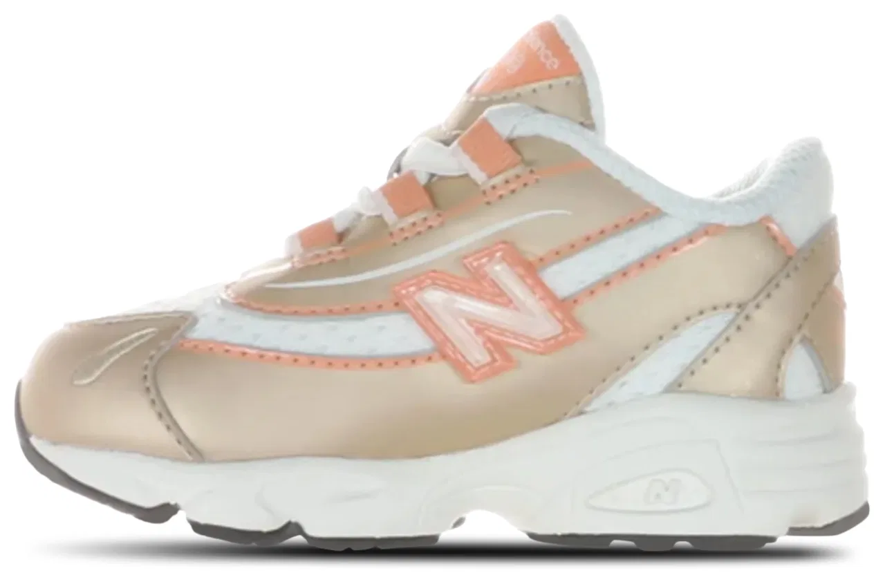 Кроссовки для девочек 1000 New Balance, золотой/белый — фото 2