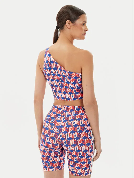Топ regular fit FARM Rio Adidas, мультиколор — фото 3