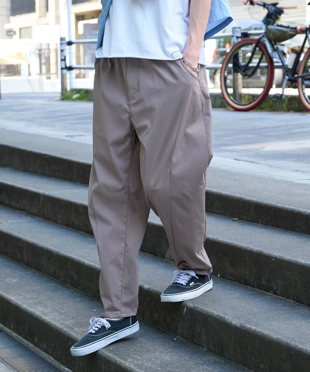 Мужские брюки из полиэстера со стрейчем U.S. POLO ASSN., Beige