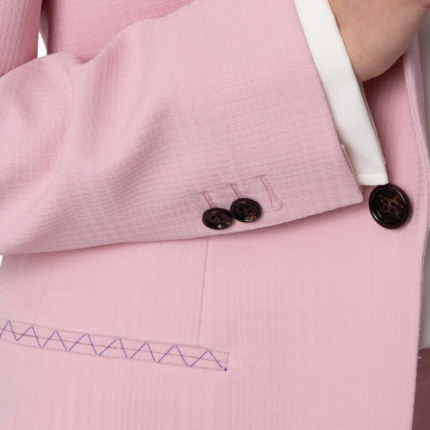 Жакет однобортный шерстяной Single-Breasted Wool Blazer Jacket Burberry, Cameo — фото 3