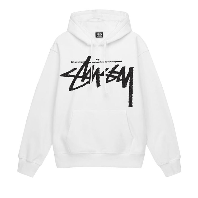 

Худи Stussy Big Stock Hoodie 'White', белый