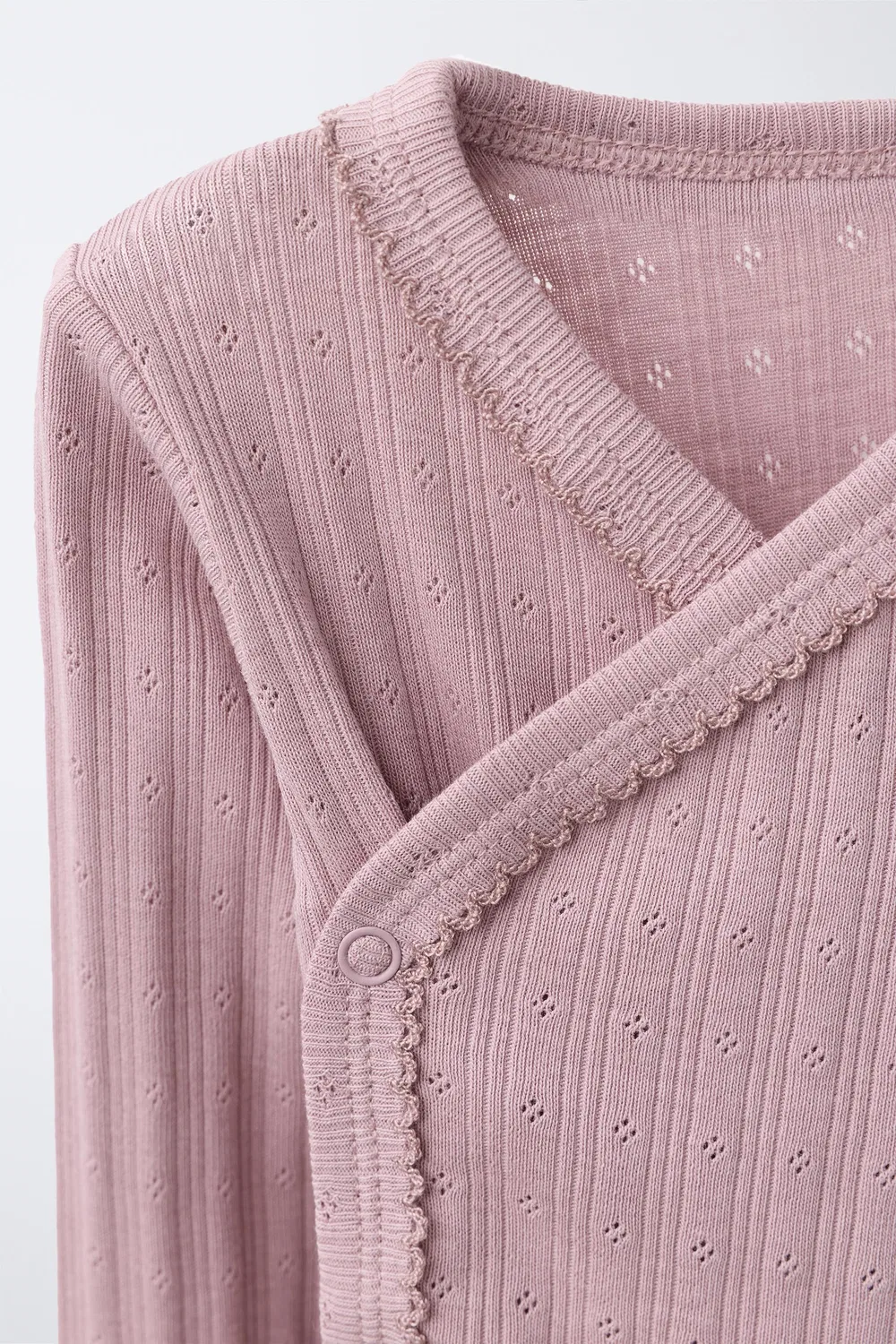 Комплект из 3 боди с ажурным узором. ZARA, Pink — фото 4