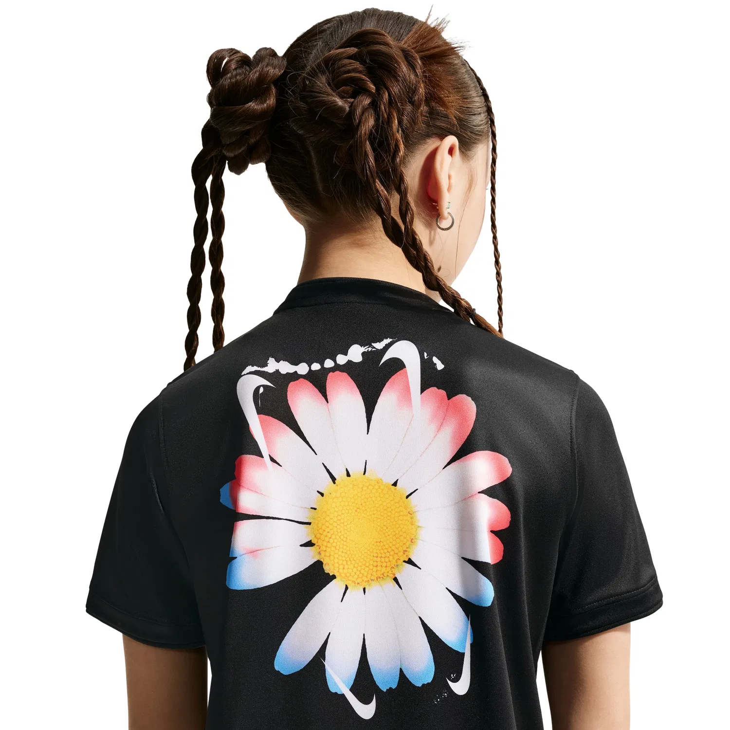 Детская футболка с длинным рукавом Nike x South Korea x PEACEMINUSONE Cryoshot Dri-Fit, черный — фото 4