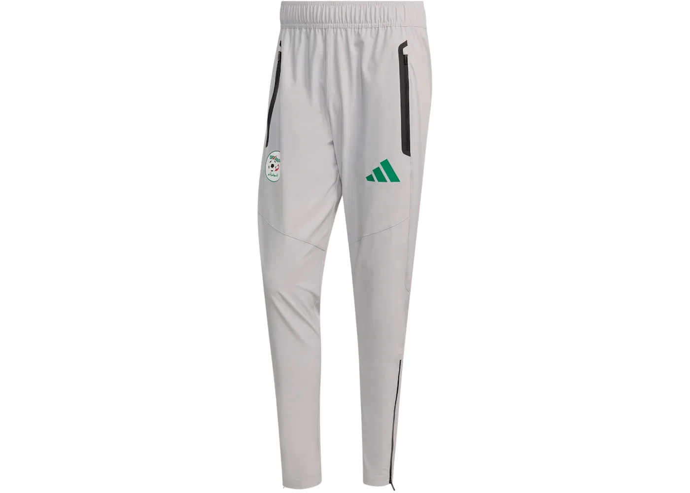 Мужские штаны из футера с принтом Pants Adidas, Team Light Grey