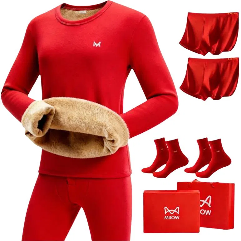 Детское термобелье Unisex с принтом M104 Prosperity Set+2 Underpants+2 Socks MIIOW