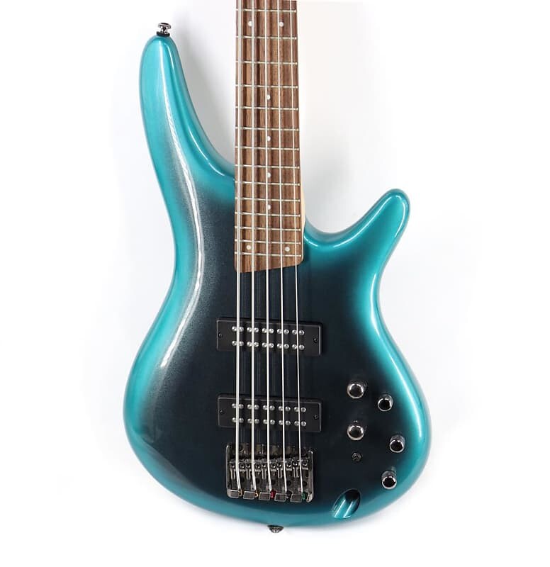 

Ibanez Standard SR305E 5-струнная электрическая бас-гитара - Cerulean Aura Burst