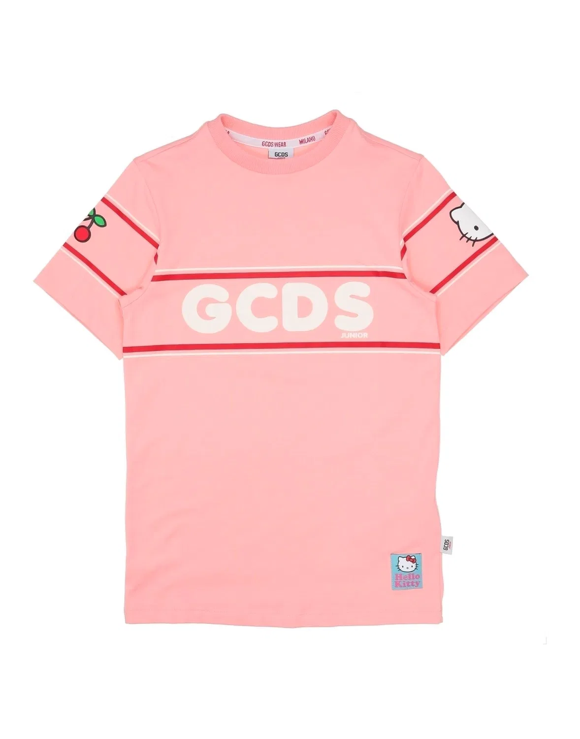 Детское платье для девочек с принтом Gcds, Light Pink