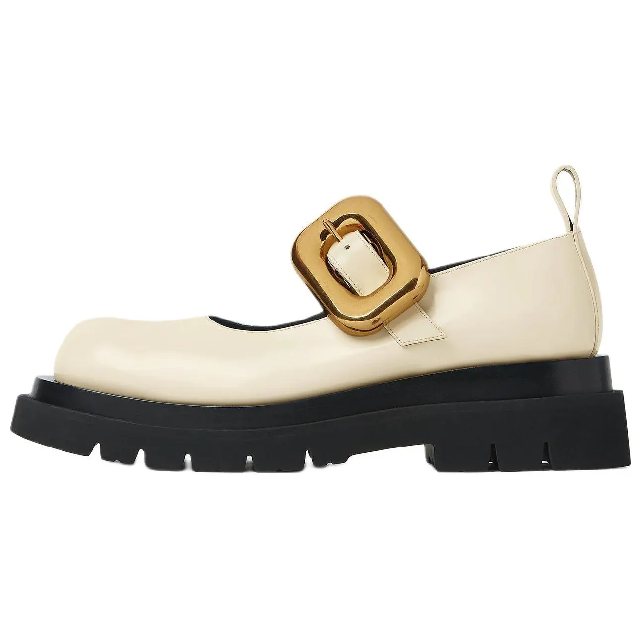 Bottega Veneta Туфли Мэри Джейн на платформе, женские, бежевые