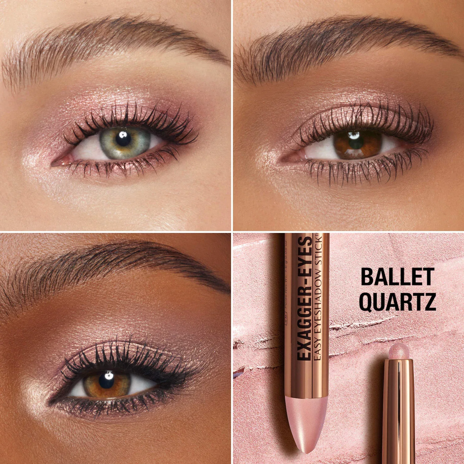 Тени для век водостойкие 1,6 г кремовые Charlotte Tilbury, Ballet Quartz — фото 2