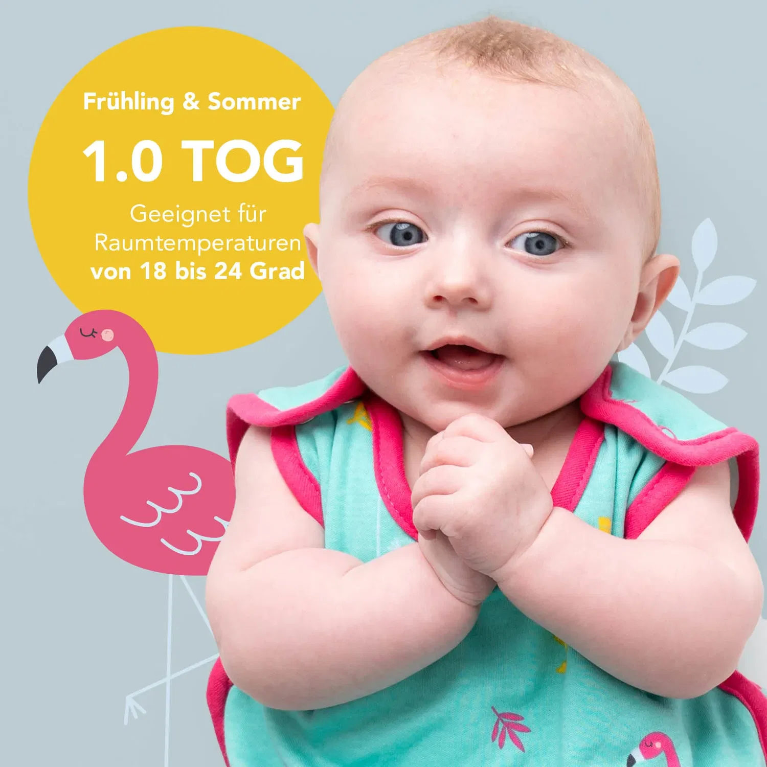 Спальный мешок для малыша 1.0 TOG Schlummersack, розовый — фото 4