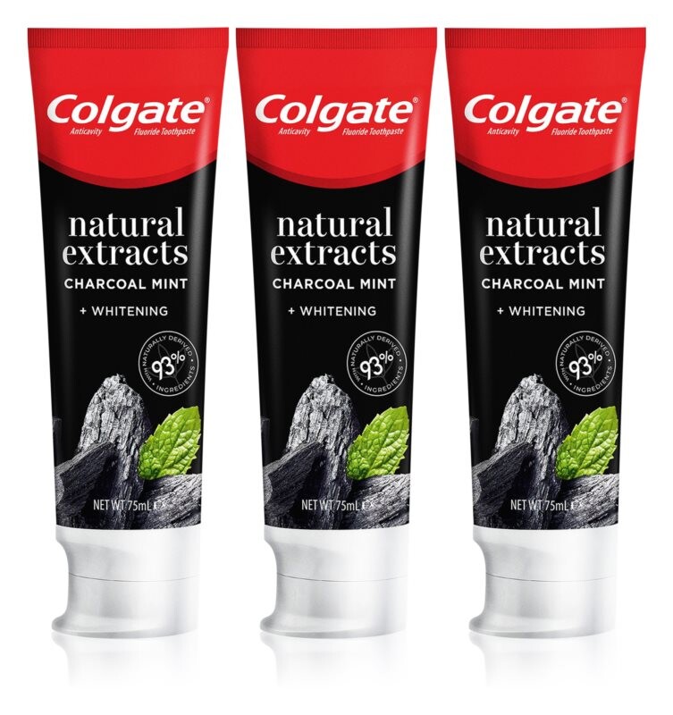 

Отбеливающая зубная паста с активированным углем Colgate Natural Extracts Charcoal + White