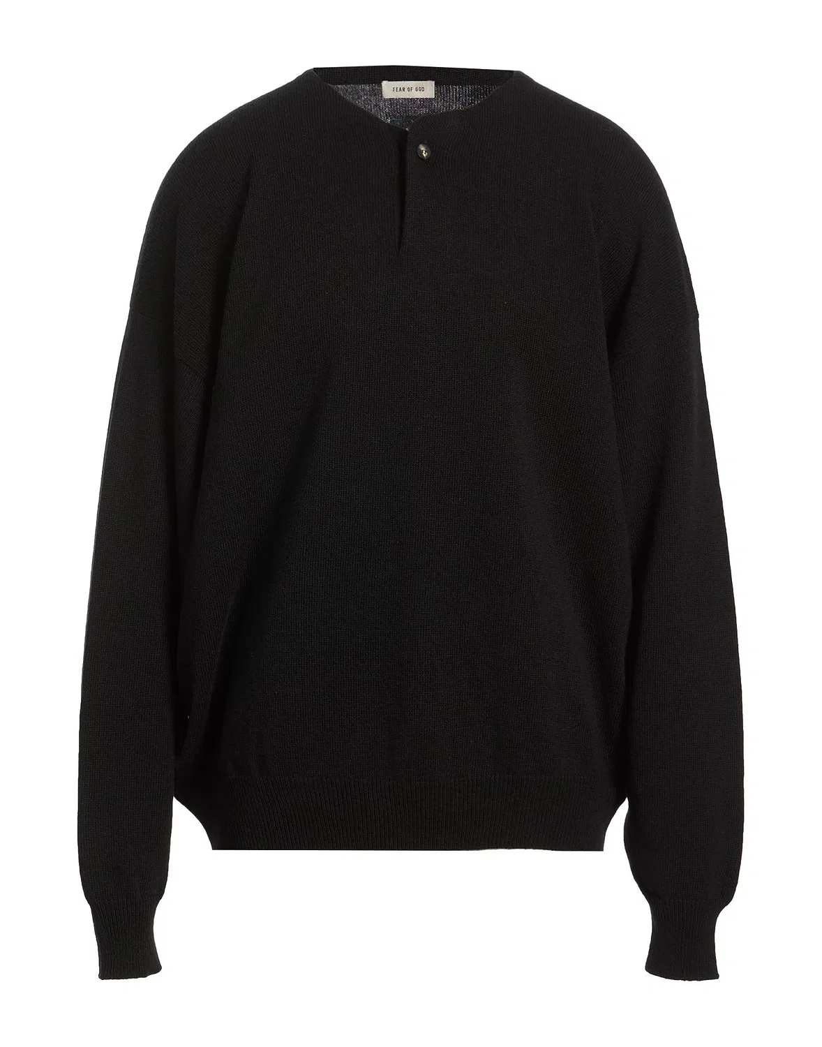 Мужской свитер из мериносовой шерсти Fear Of God, черный