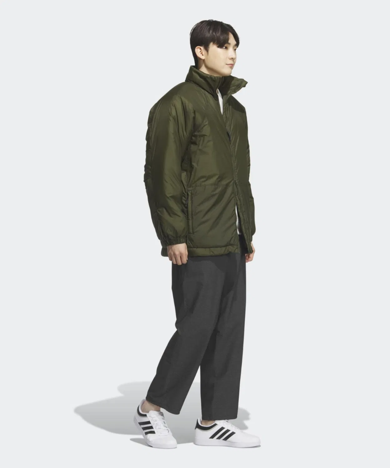 Мужская куртка oversize с утеплителем City Escape Adidas, Khaki — фото 3