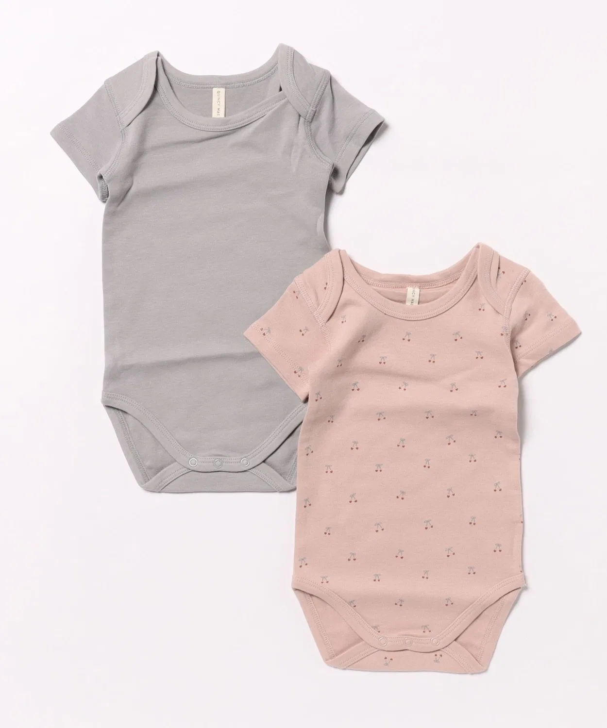 Детский комплект боди с коротким рукавом Cherries Periwinkle Quincy Mae