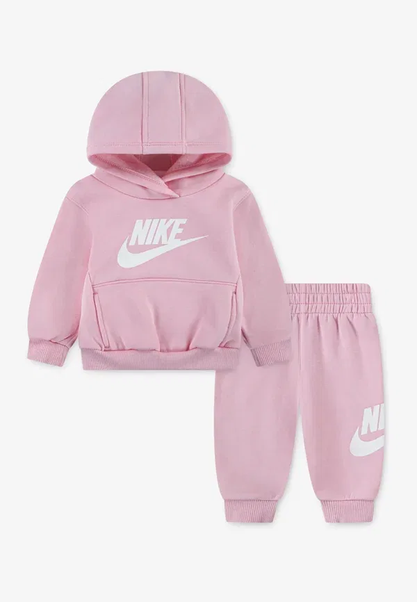 Комплект из худи и брюк с принтом Unisex set - hoodie Nike Sportswear, розовый