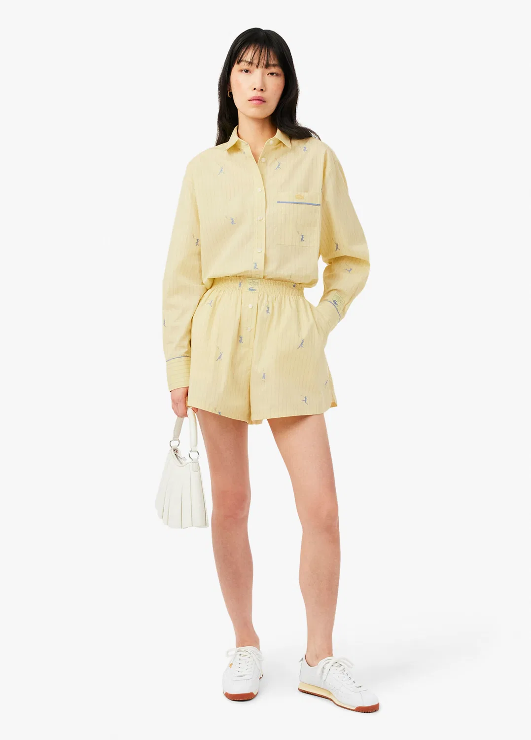 Шорты Lacoste Oversize Fit, желтый — фото 4