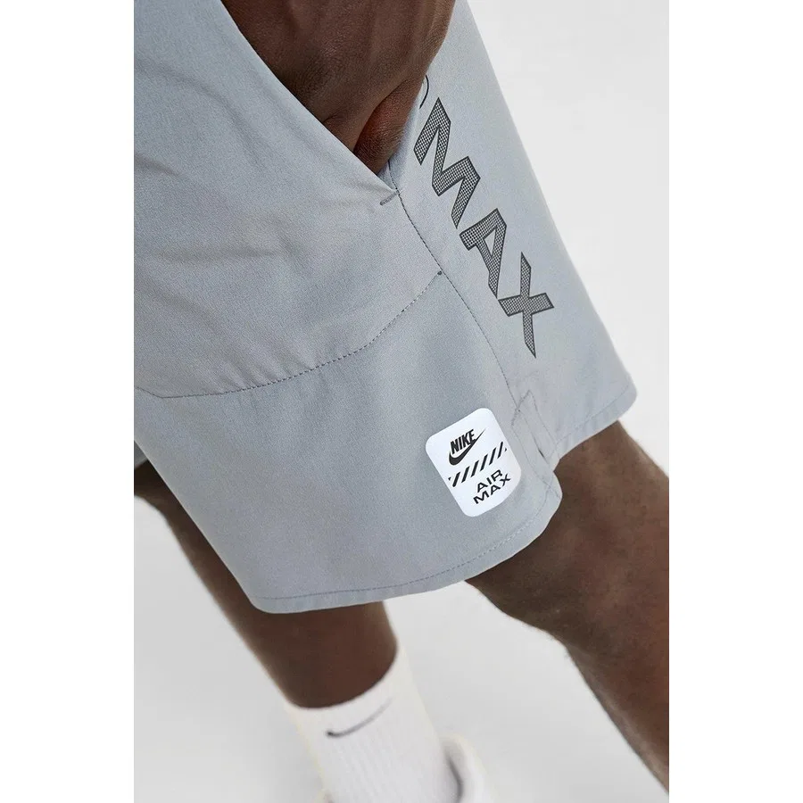 Шорты спортивные с принтом Air Max Woven Dri Fit Nike, Серый — фото 4