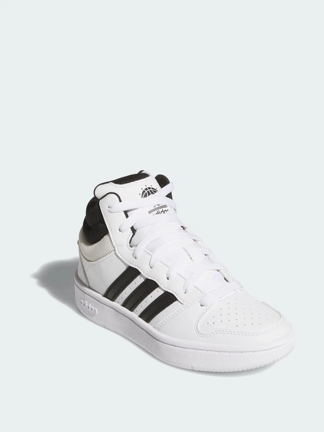Кроссовки баскетбольные Hoops Mid Classic adidas, белый