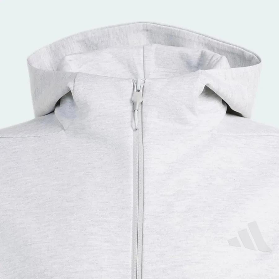 Мужской свитшот с капюшоном и молнией Z.N.E. Full-Zip adidas, Серый — фото 4