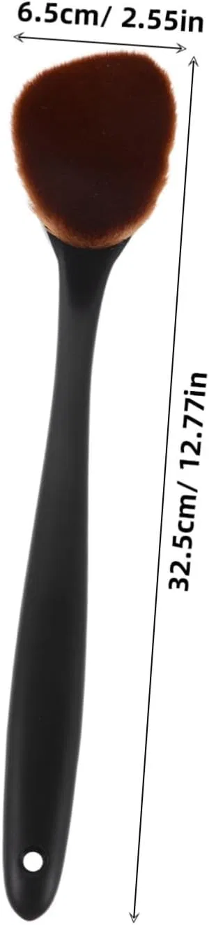 Кисть для автозагара с длинной ручкой, Healeved, 1 шт, 32.5x6.5x4 см, Black — фото 2