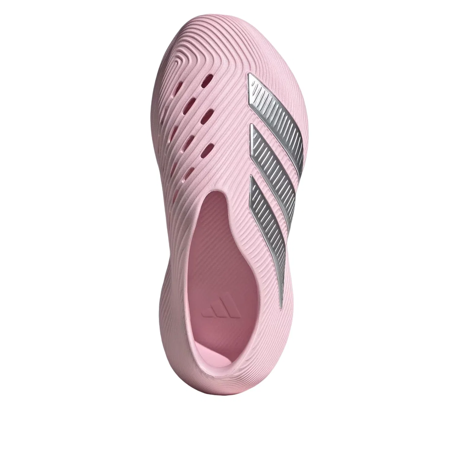 Детские шлепанцы с открытым носком Purechill Clear Pink Matte Silver Adidas, розовый — фото 3