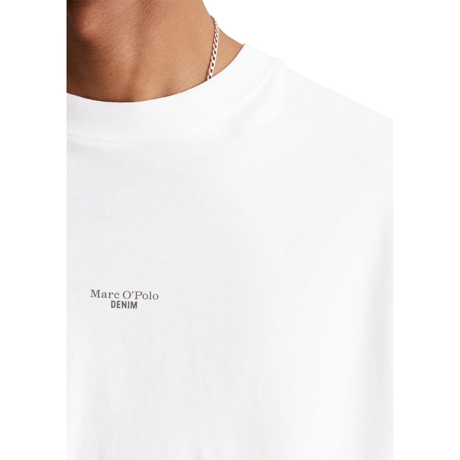 Детская футболка с лейблом спереди Marc O'Polo DENIM, White — фото 3