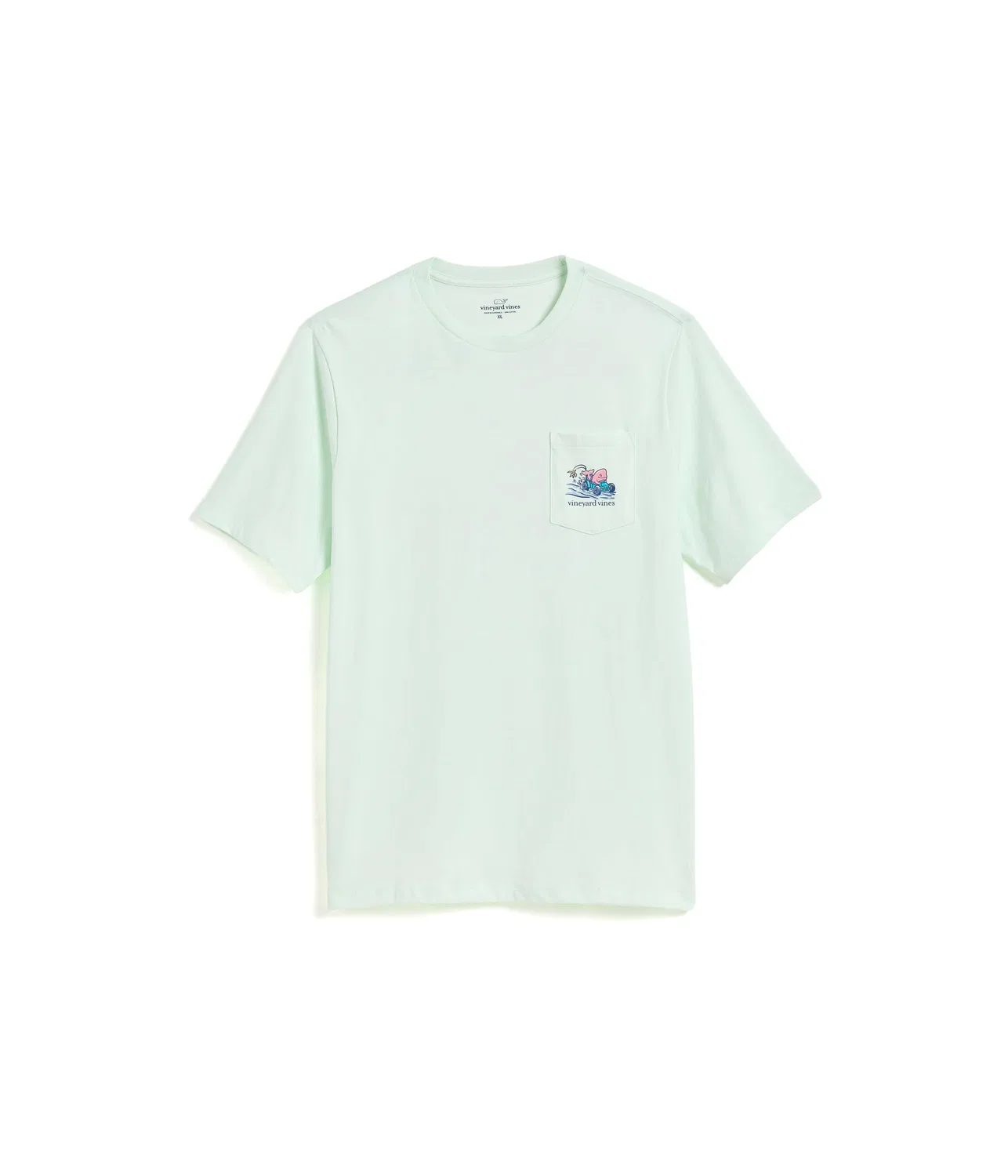 Футболка с коротким рукавом Whale Kart (для малышей/детей постарше) Vineyard Vines Kids, Aqua Glass