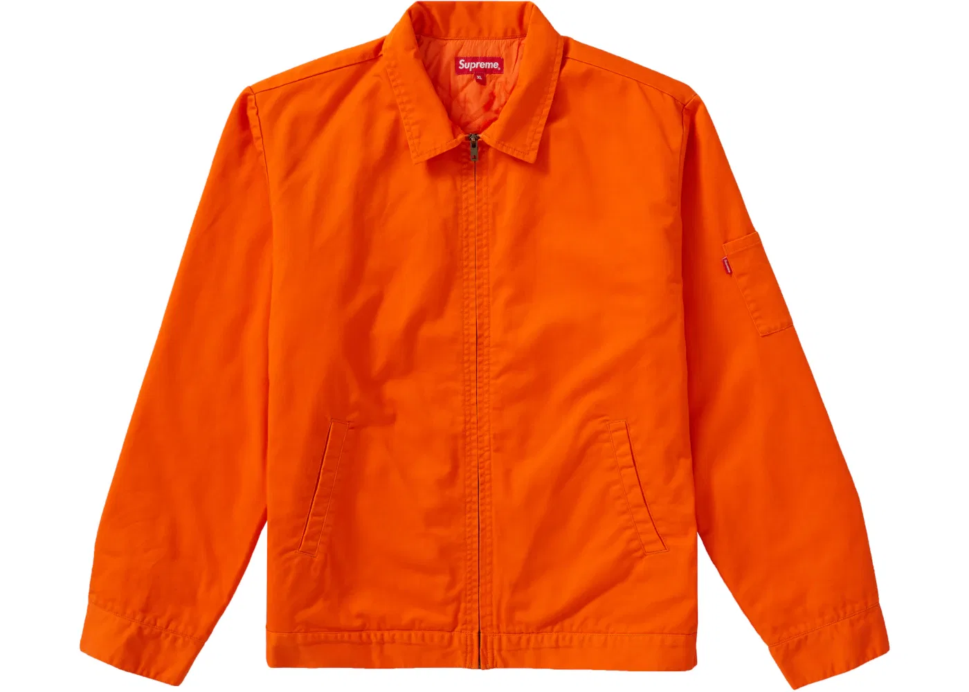 Мужская куртка с вышивкой Supreme Cop Car Jacket, Orange