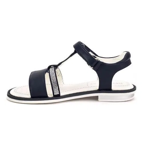 Детские сандалии с кристаллами Geox Sandal Giglio, Navyblau — фото 3