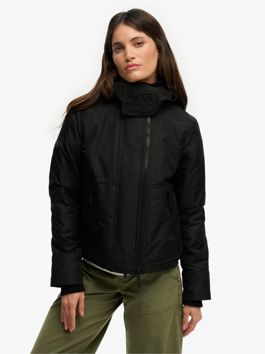 Куртка ветрозащитная Arctic Windcheater Superdry, черный